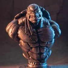 Tartaruga Ninja (Busto) (PLA Fosforescente, Azul)