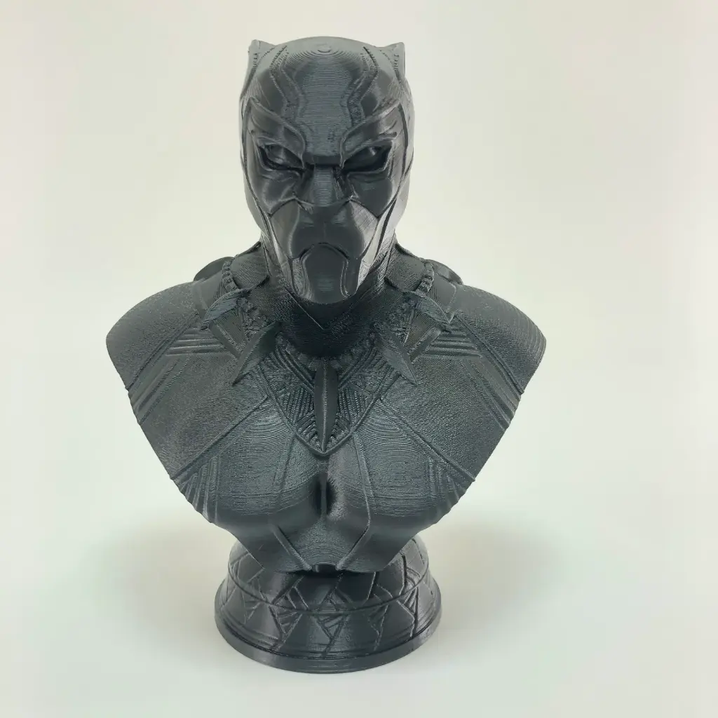 Pantera Negra (Busto) (PLA Fosforescente, Azul)